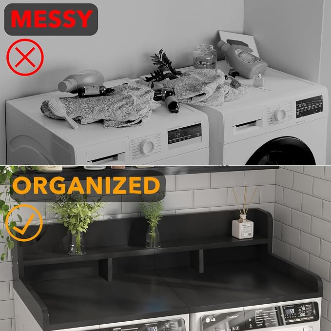 KEIKI Wooden Washer Dryer Countertop - Image 7
