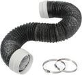 3FT Dryer Vent Hose, 4 Inch Rubber Seal Connectors by Nxpceay