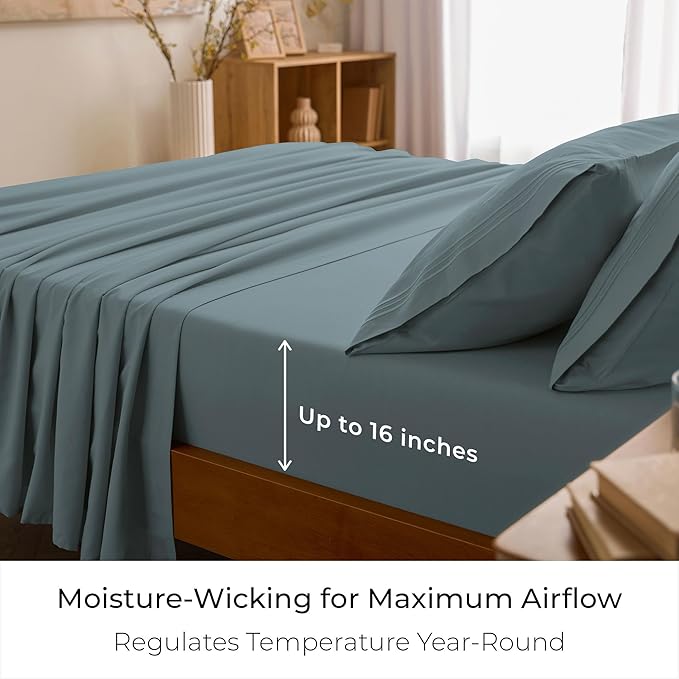Mellanni Split King Sheet Set - Image 4