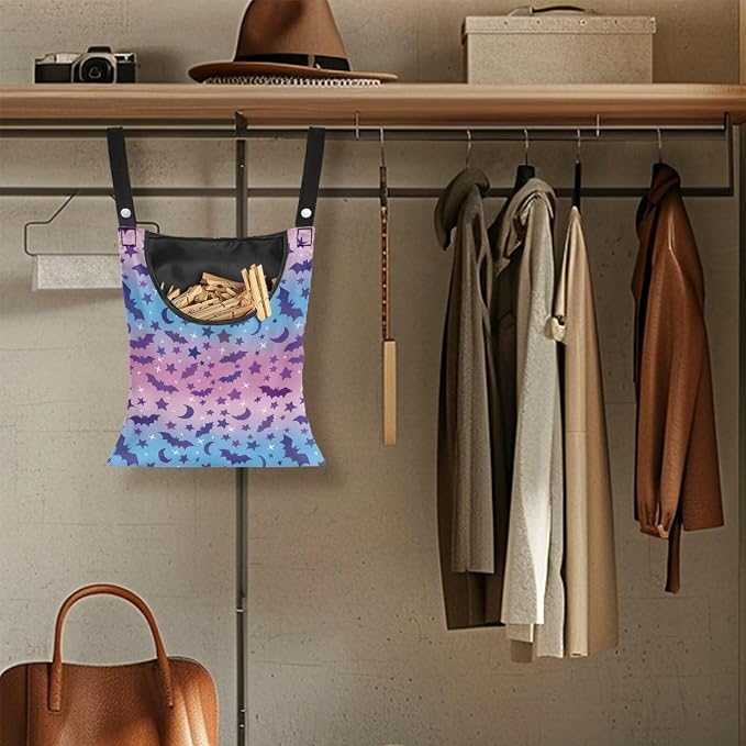 Halloween Bat Clothespin Bag - Image 5