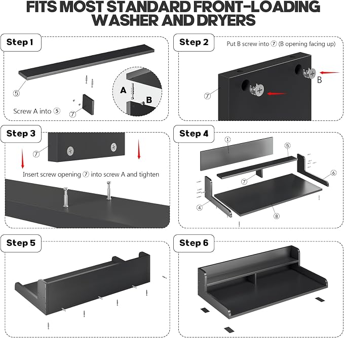 2-Tier Washer Dryer Countertop - Image 8
