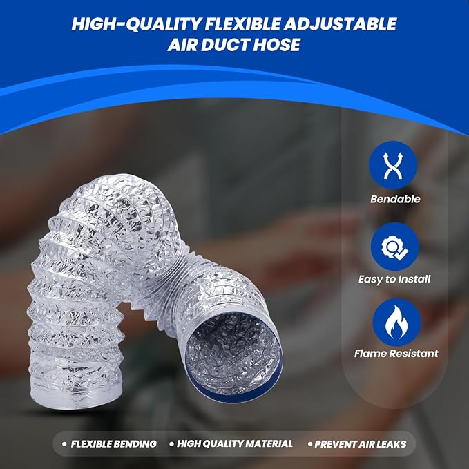 Dryer Vent Hose 4 Inch x 3FT - Image 4