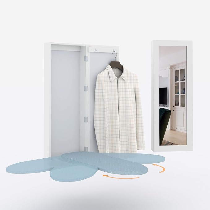 Slim 180° Swivel Ironing Board Cabinet by GLSCASA