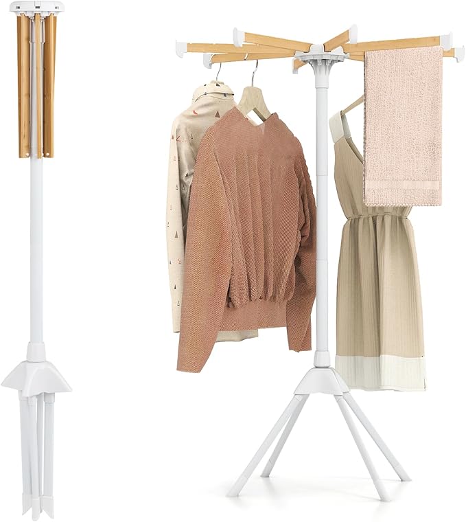 Tangkula Clothes Drying Rack, Foldable Laundry Drying Rack - Image 9