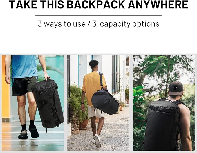 MIER Large Duffel Backpack Sports Gym Bag - Image 7