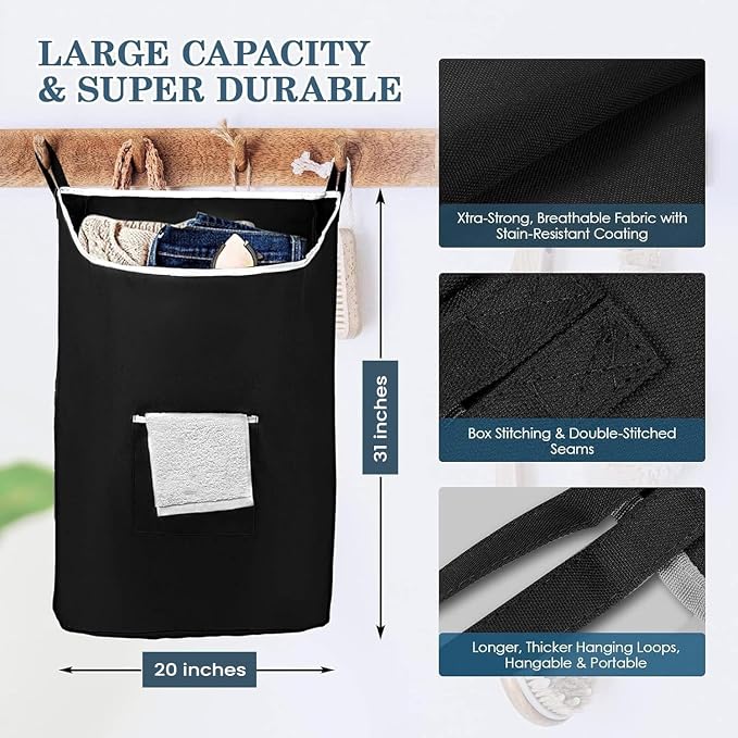 The Fine Living Co. X-Large Hanging Laundry Hamper - Image 2
