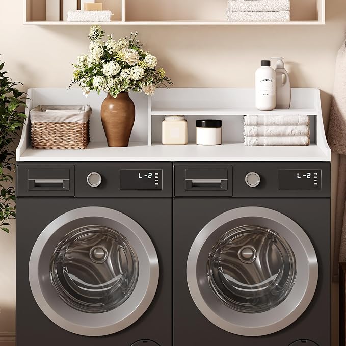 54'' Laundry Room Organization, 2-Tier Washer and Dryer Countertop - Image 3