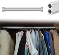 Small Wardrobe Hanging Rail Silver Black Champagne, 50 75 100 120 140 Cm Closet by Unknown