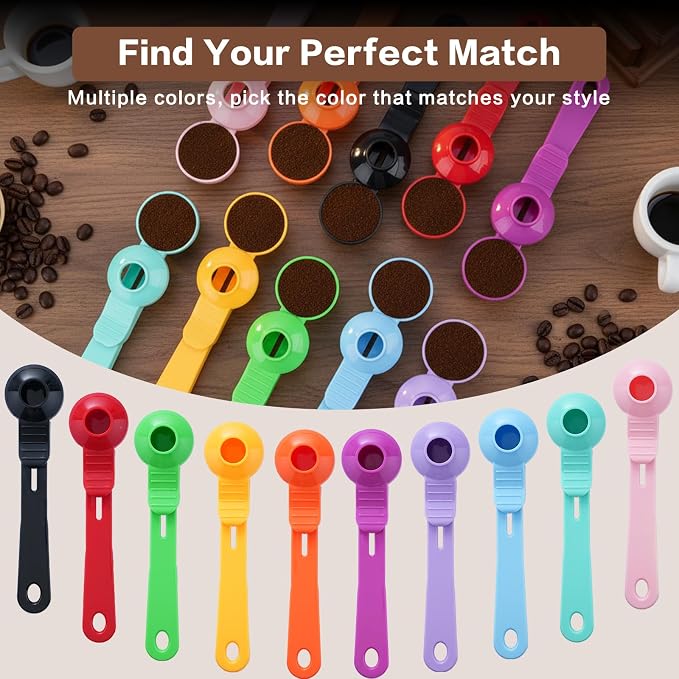 2PCS Coffee Scoop with Funnel, 2 Teaspoon Measuring Spoon - Image 7