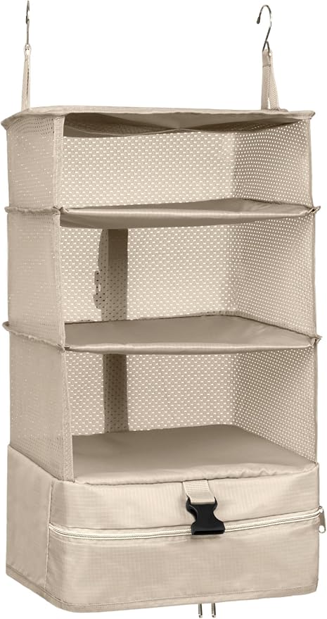 ELEZAY Hanging Packing Cubes Portable Travel Closet Collapsible Compression by ELEZAY