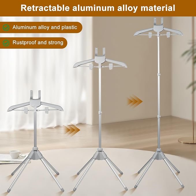 Garment Steamer Rack, Foldable Garment Steamer Stand, Garment Hanger Stand - Image 4
