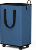 Laundry Basket with Wheels, Collapsible Laundry Baskets, Laundry Hamper with by Unknown