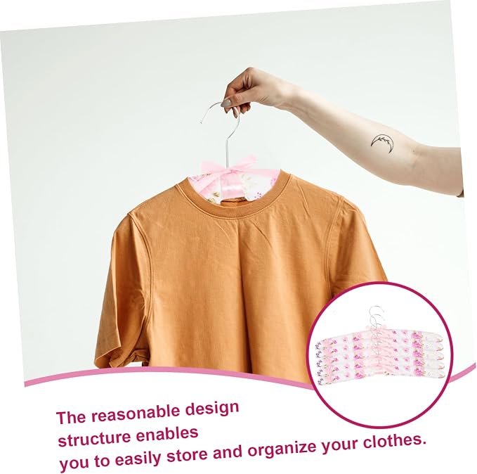 5-Pack Soft Padded Clothes Hangers - Image 5