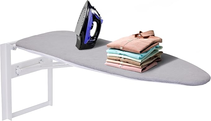 Ivation Wall-Mounted Ironing Board | Foldable 36.2” x 12.2”, Fold Down Ironing by Ivation