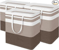 BlissTotes 3-Pack Laundry Basket, Freestanding＆Waterproof Laundry Hamper by BlissTotes