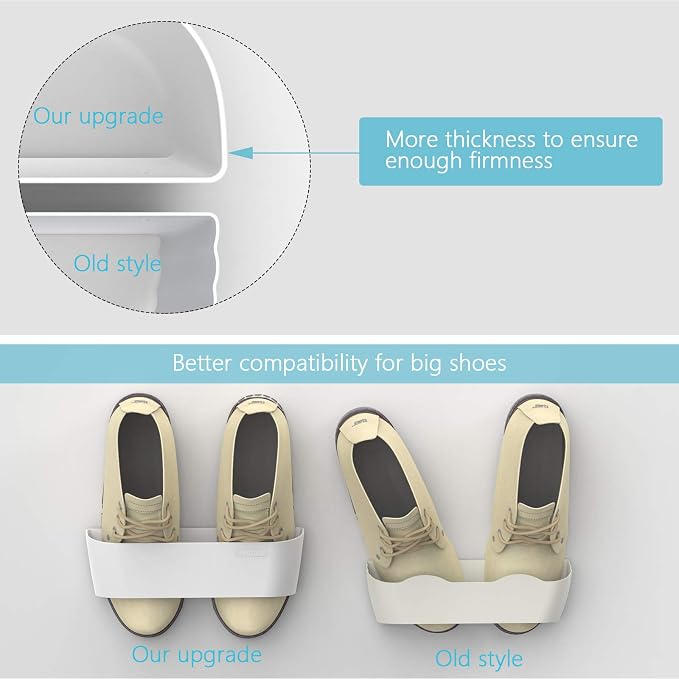 Wall Mounted Shoes Rack 4Pack - Image 5