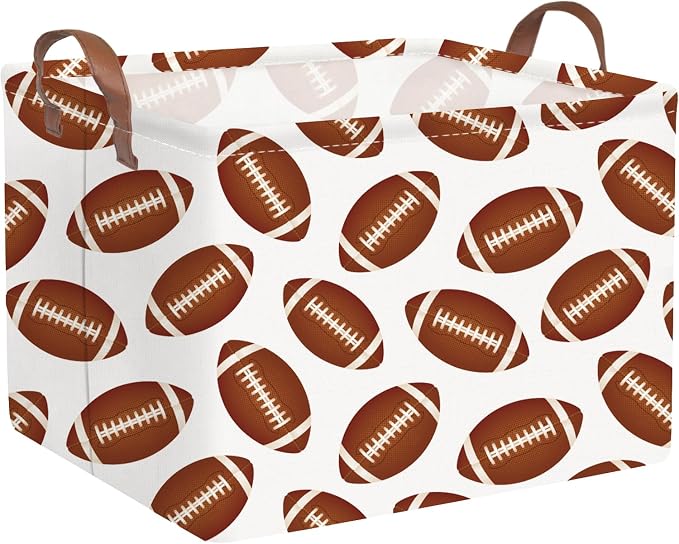FXOLCSHE Rectangular Football Basket, Toy Organizer, Gift basket by FXOCSHE