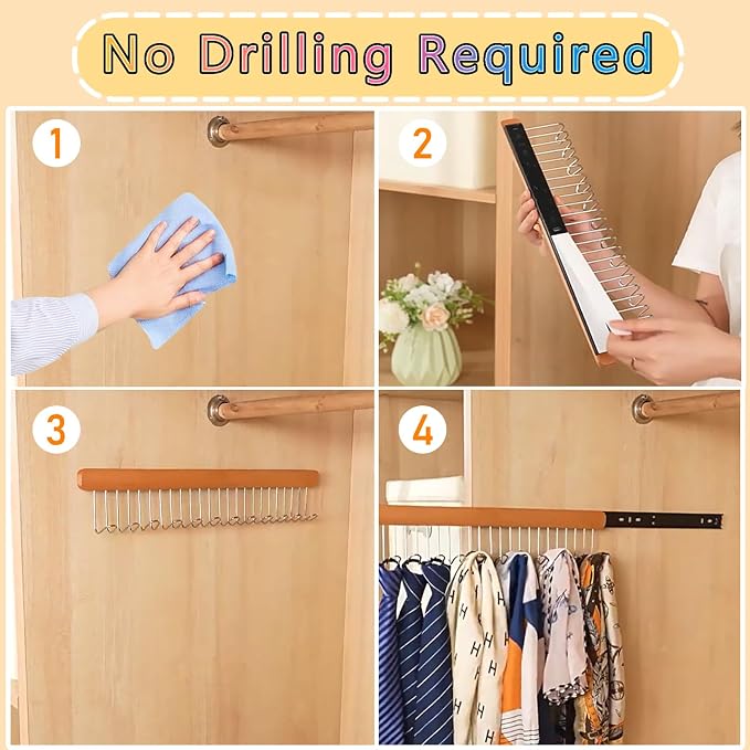 closet valet rod slide out, Space Saving Hanger - Image 7