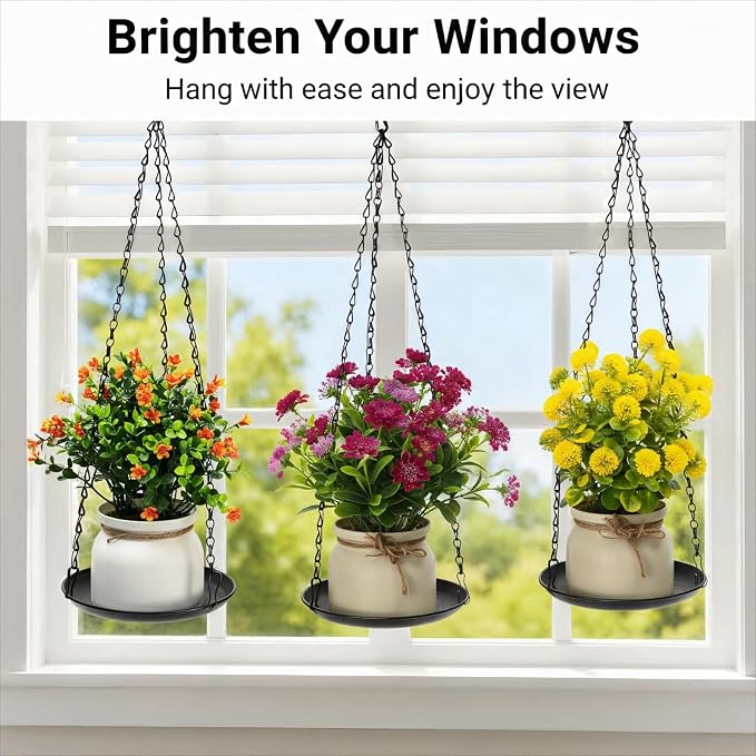 Heavy Duty Metal Hanging Planters - Image 6