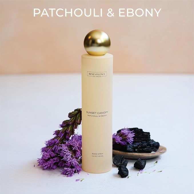 Patchouli & Ebony Room Spray | Benevolence LA Sunset Canopy | 3.4oz | Home - Image 3