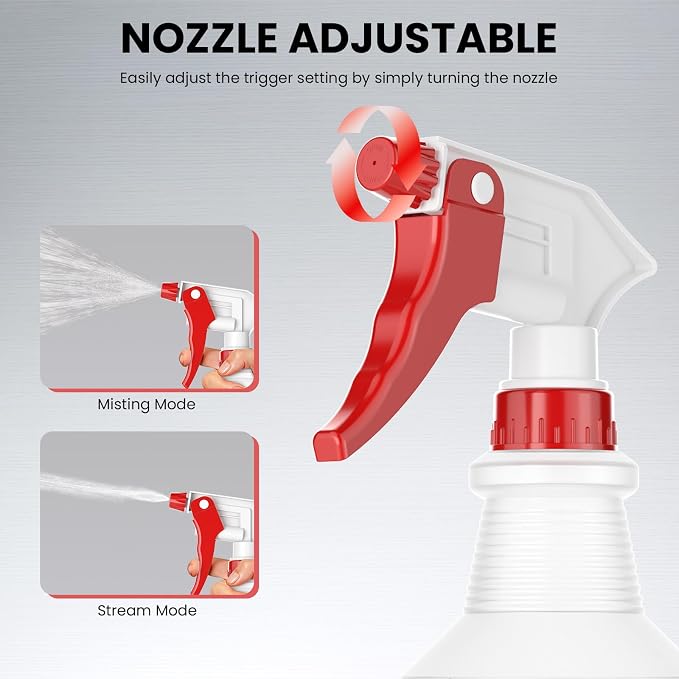 LiBa Spray Bottles, Refillable Empty Spray Bottles - Image 3