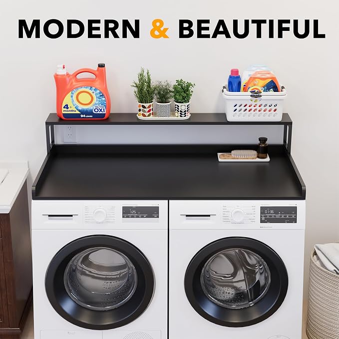 SpaceAid 2-Tier Washer Dryer Countertop, Laundry Topper - Image 6