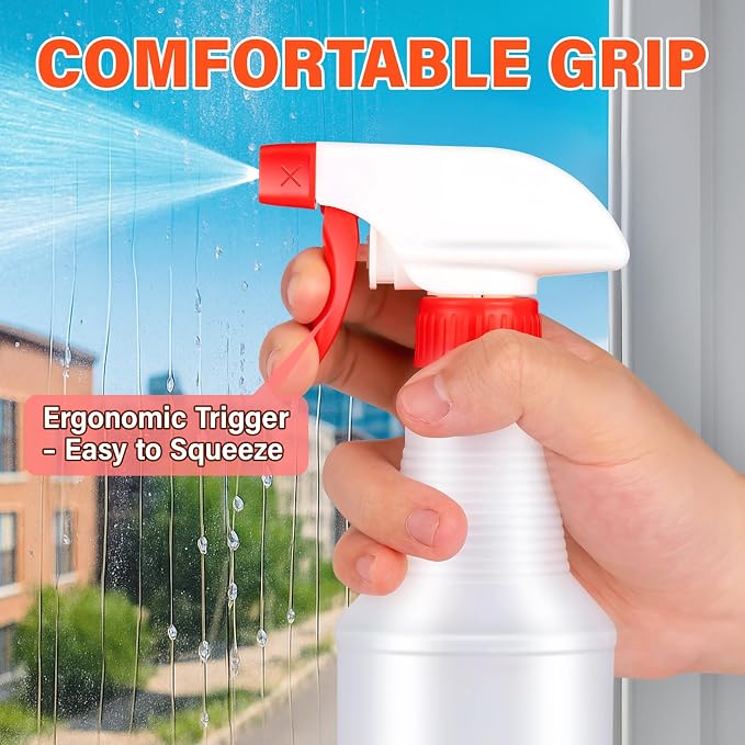 DIYSELF 16oz Spray Bottles 12 Pack, Reusable Spray Bottles - Image 5