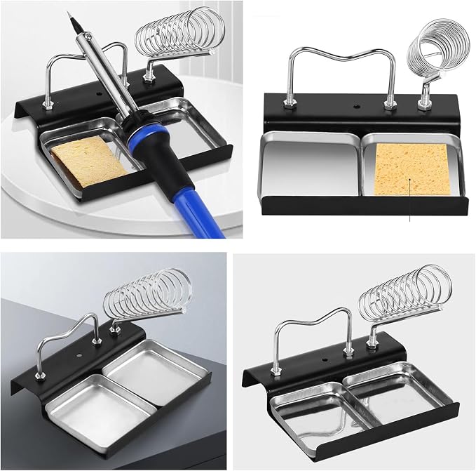 Soldering Iron Stand Holder Spring Sleeve Base Organizer Solder Tip Support - Image 6