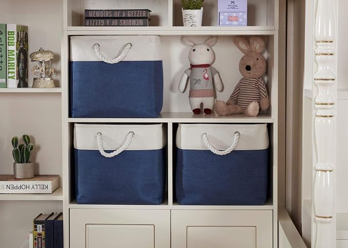 DECOMOMO Cube Storage Bins 13x13 Storage Cubes - Image 7
