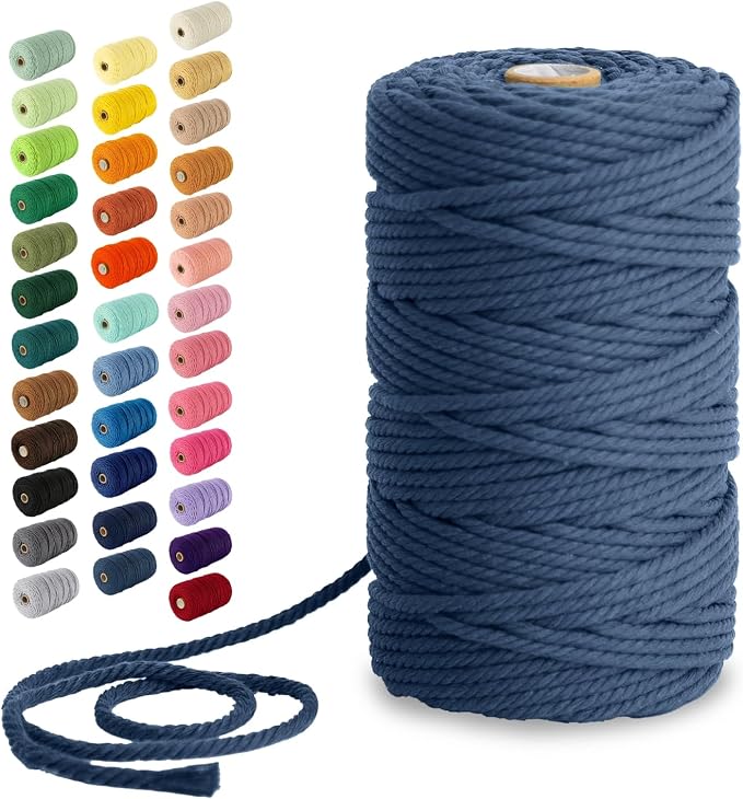 Nook Theory Macrame Cord - 4mm 109 Yards Cotton Rope by NookTheory
