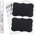 ONUPGO Large Chalkboard Labels, 4 x 6 Reusable Blackboard Stickers Waterproof by ONUPGO