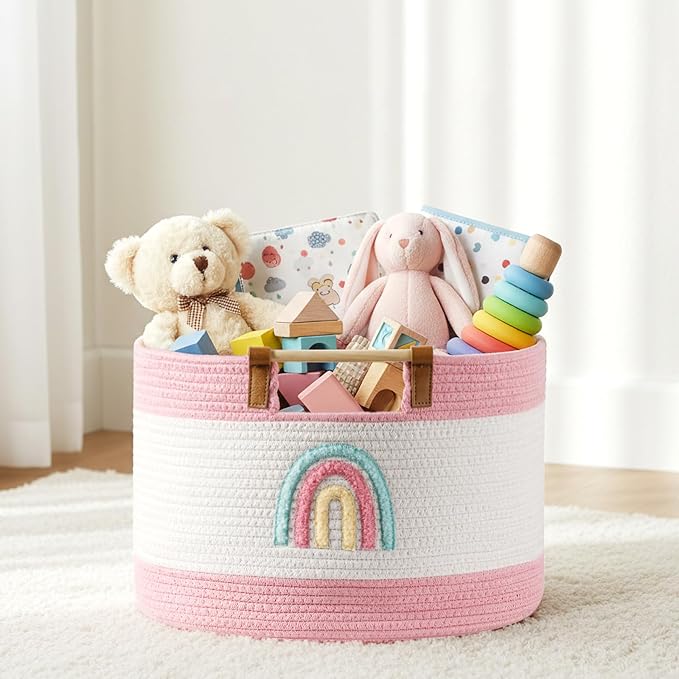 Toy Storage Bin Box for Kids Stuffed Animal Storage Basket for Blanket Baskets by Unknown
