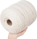 Macrame Cord 6mm x 218Yards, Natural Cotton Macrame Rope by Unknown