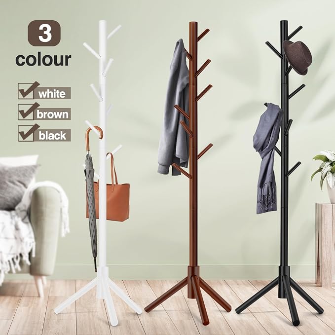 2 PCS Coat Rack, Freestanding Coat Rack - Image 7