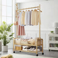 Clothes Rack with Storage Shelves, Heavy by Unknown