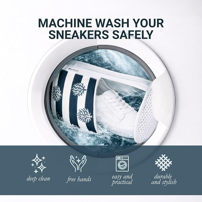 Bluehome Shoe Washing Machine Bags – Protective Mesh Laundry Bags - Image 2