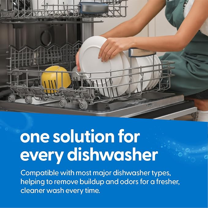 Dishwasher Cleaner & Deodorizer Tablets, Fights Grime, Residue & Odor, Heavy - Image 5