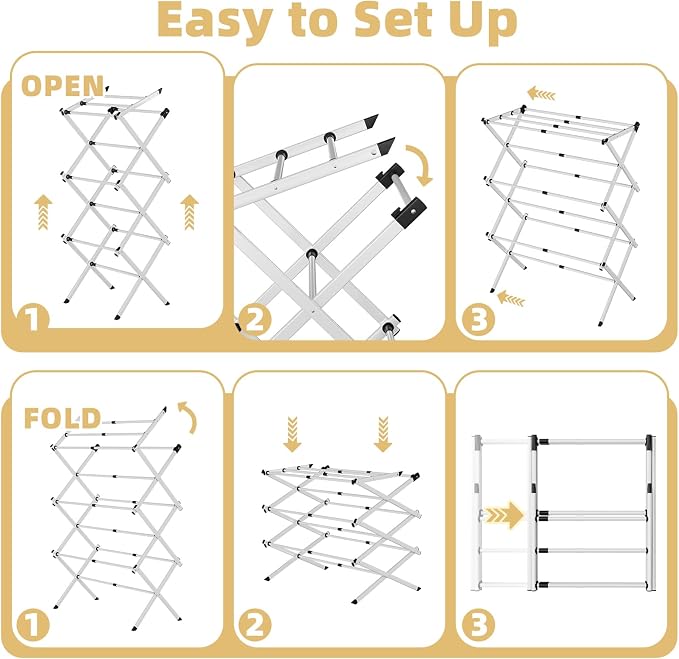 BAKON Clothes-Drying-Rack-Foldable - Image 5