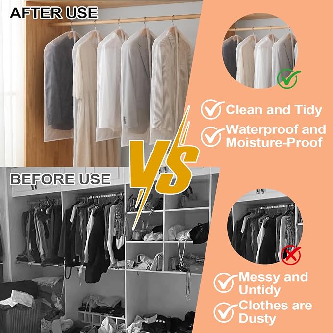 6 Tier Shelf Hanging Closet Organizer, Closet Hanging Shelf - Image 6