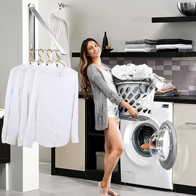 Clothes Drying Rack for Small Laundry Rooms, Clothes Drying Rack Folding Indoor - Image 7
