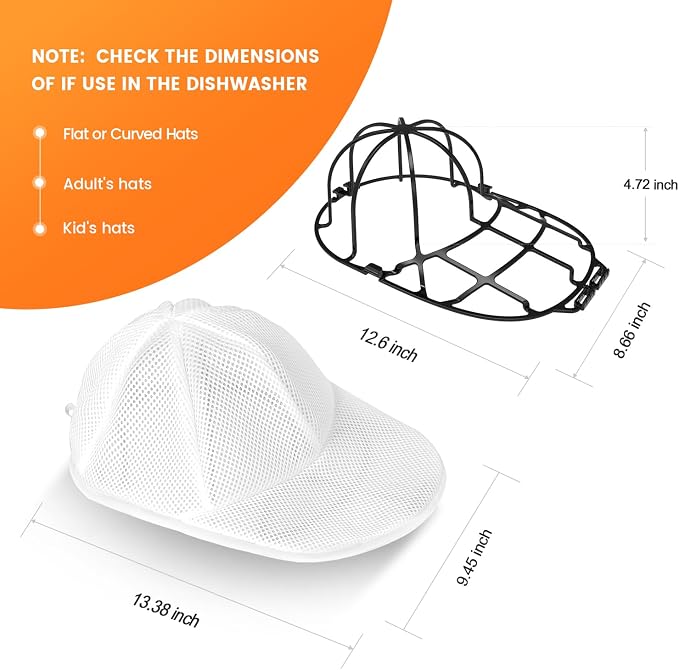 XQXA Hat Washer Cage with Mesh Bag - Image 2