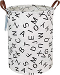 LANGYASHAN Laundry Basket Canvas Fabric Collapsible Organizer Basket by LANGYASHAN