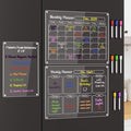 Grtard Acrylic Fridge Calendar, 3 Pack Acrylic Calendar by Grtard