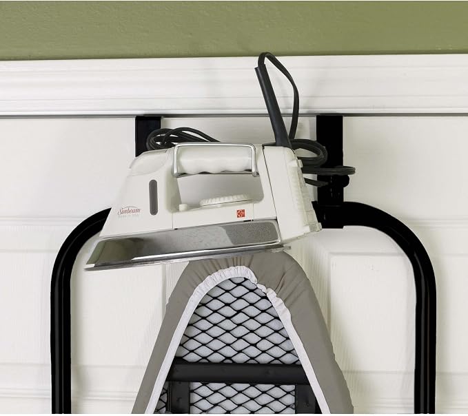 Household Essentials Over The Door Ironing Board, Self-Closing, Slim and Compact - Image 4