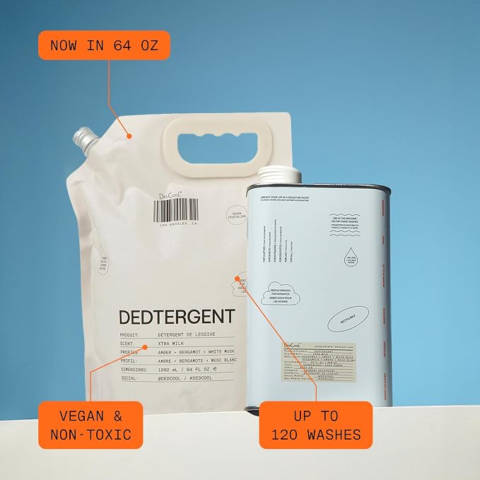 DedCool Liquid Laundry Detergent | Xtra Milk | Luxurious Scent | Stain-Removing - Image 4