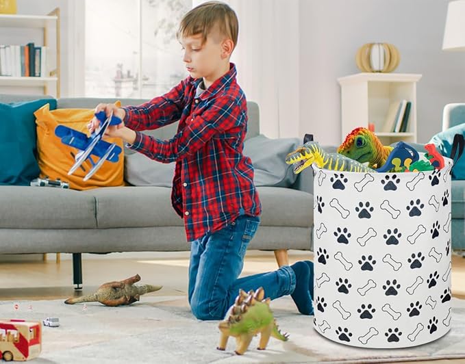 Kids Laundry Hamper, Laundry Basket, Baby Boy Nursery Hamper, Waterproof - Image 3