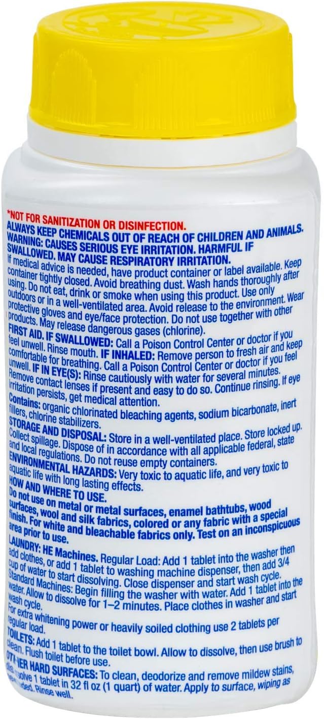 Evolve Concentrated Bleach Tablet 32 ct Fresh Lemon - Image 2
