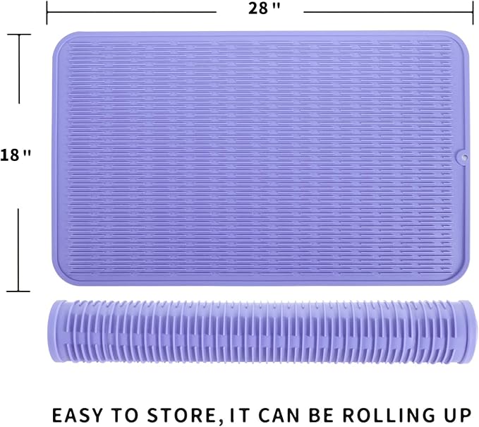 Silicone Dish Drying Mat for Multiple Usage, Easy clean, Eco-friendly, - Image 2