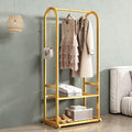 Gold Clothing Rack, Metal Garment Rack by BUZUEYModernmetalfurniture