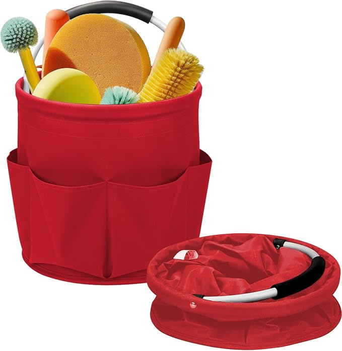 Cleaning Caddy for Cleaning Supplies, 17L Cleaning Supply Caddy by Ashmacdo